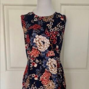 Floral knee length dress